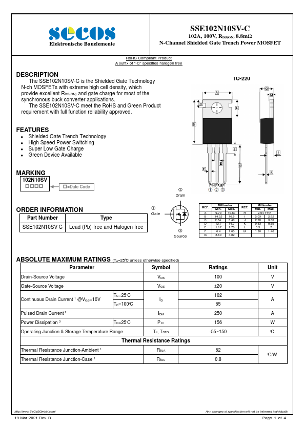 SSE102N10SV-C