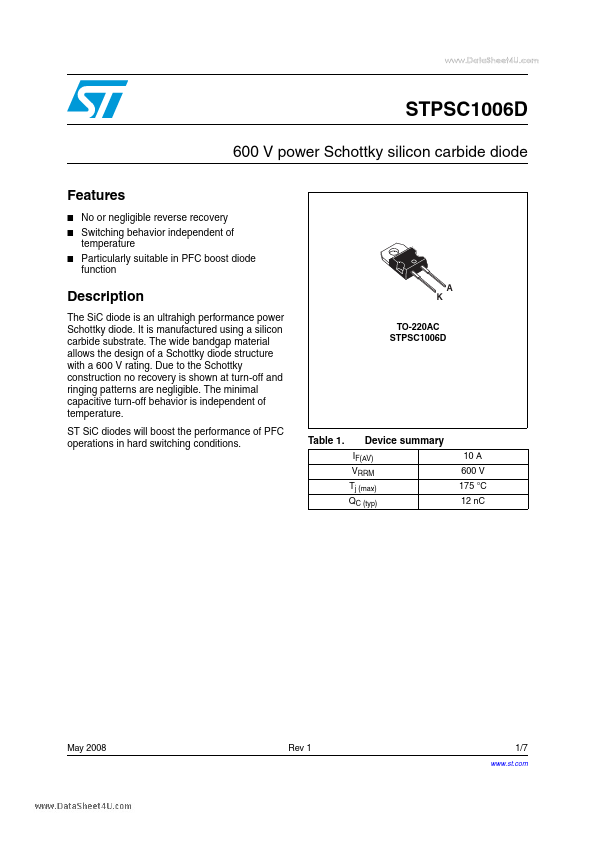 STPSC1006D