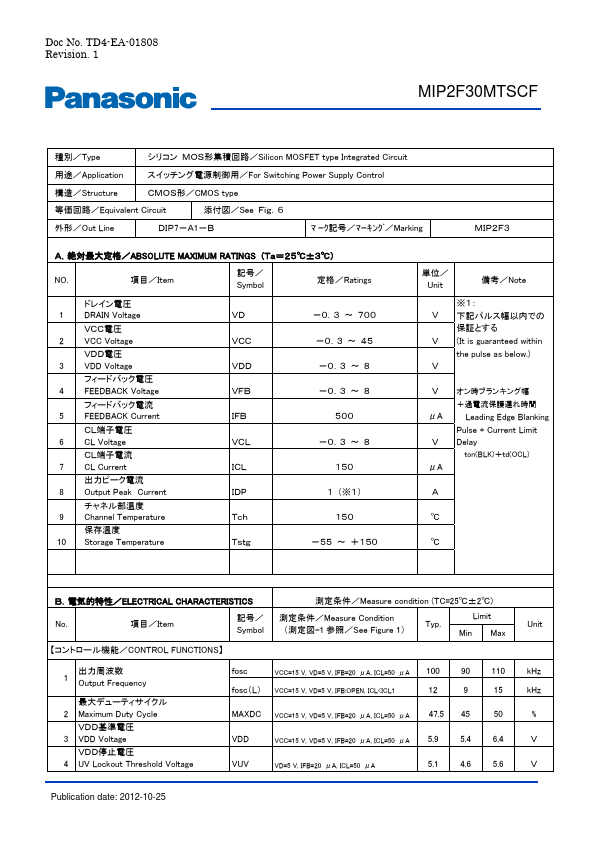 MIP2F30MTSCF