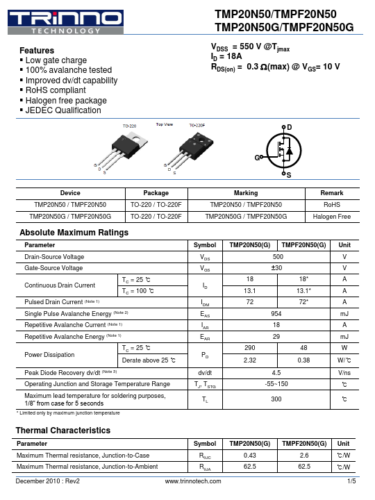 TMP20N50G