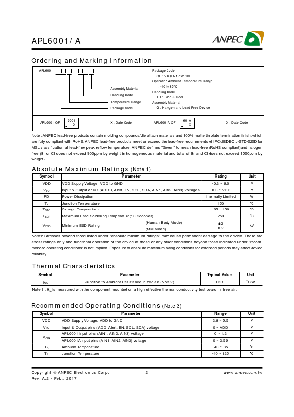 APL6001A