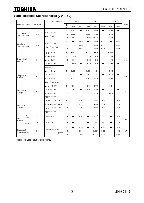 TC4001BFT