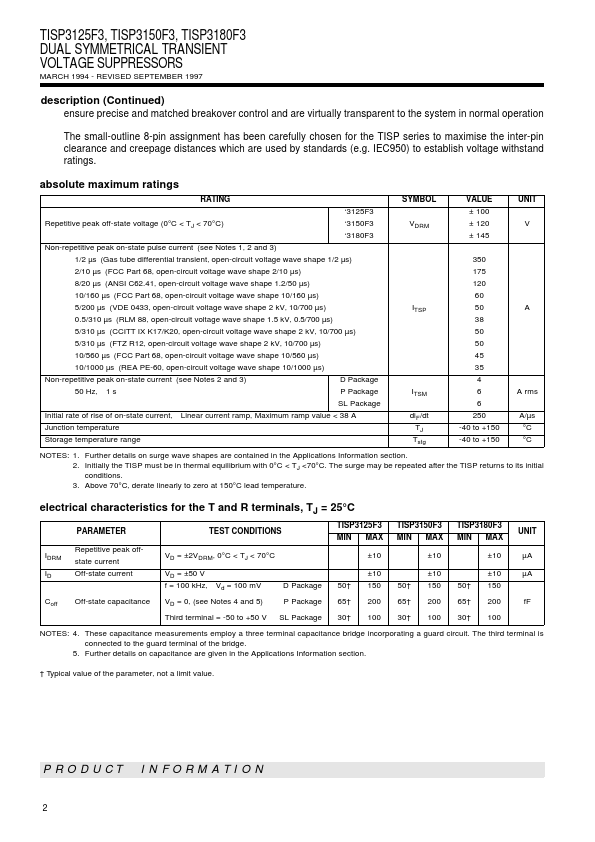 TISP3125F3