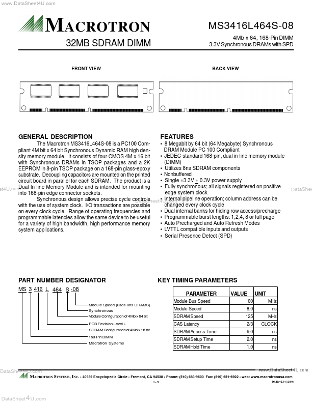 MS3416L464S-08