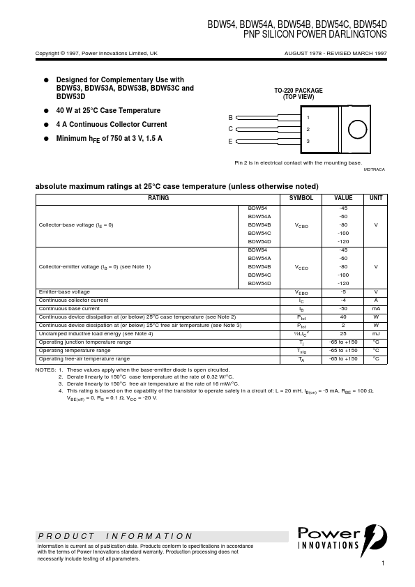 BDW54D