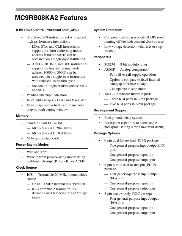 MC9RS08KA2