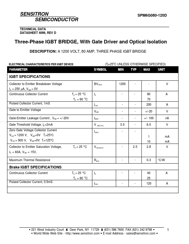 SPM6G080-120D