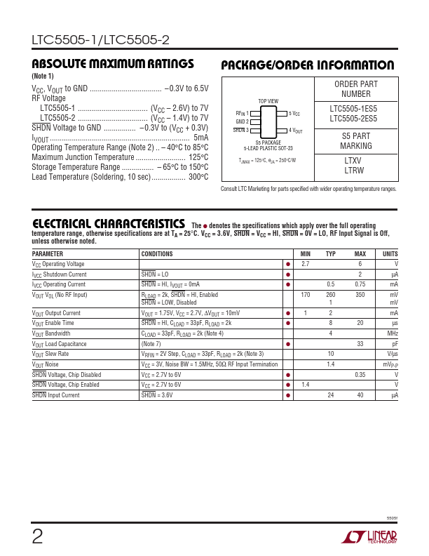 LTC5505-2
