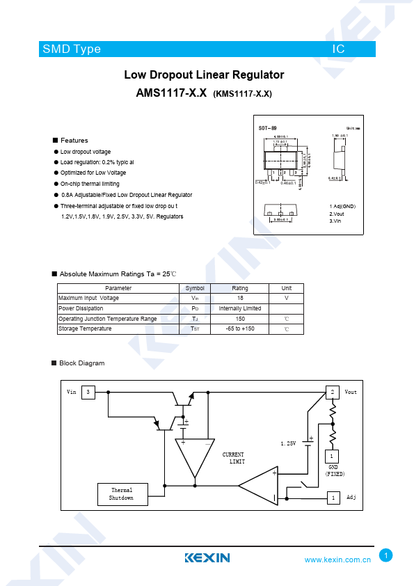 AMS1117-ADJ