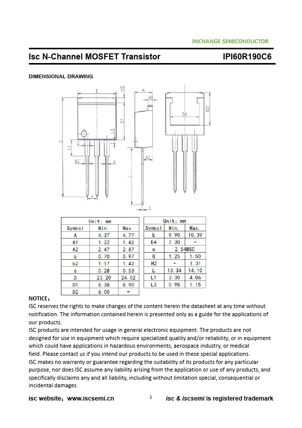 IPI60R190C6