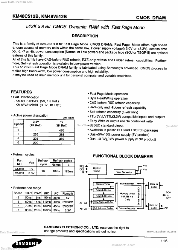 KM48C512B