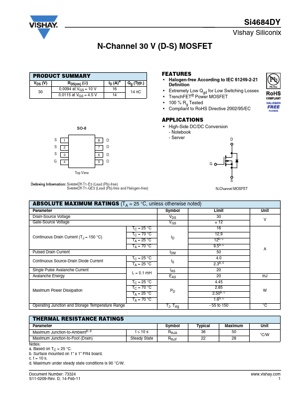 SI4684DY