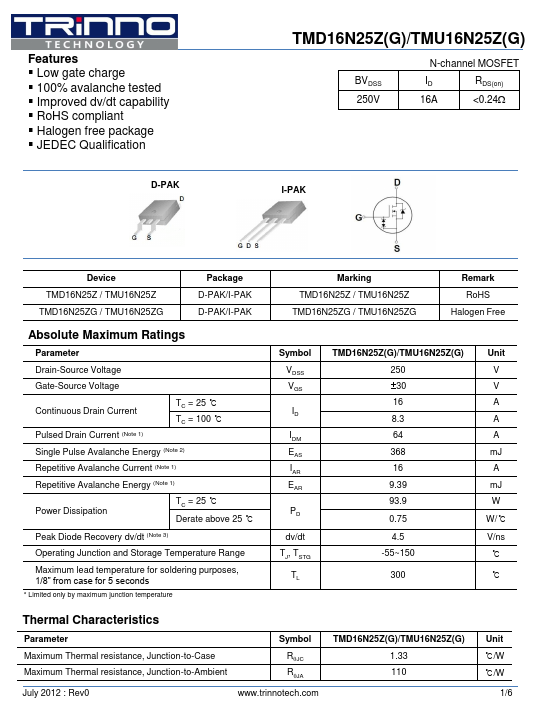 TMD16N25ZG