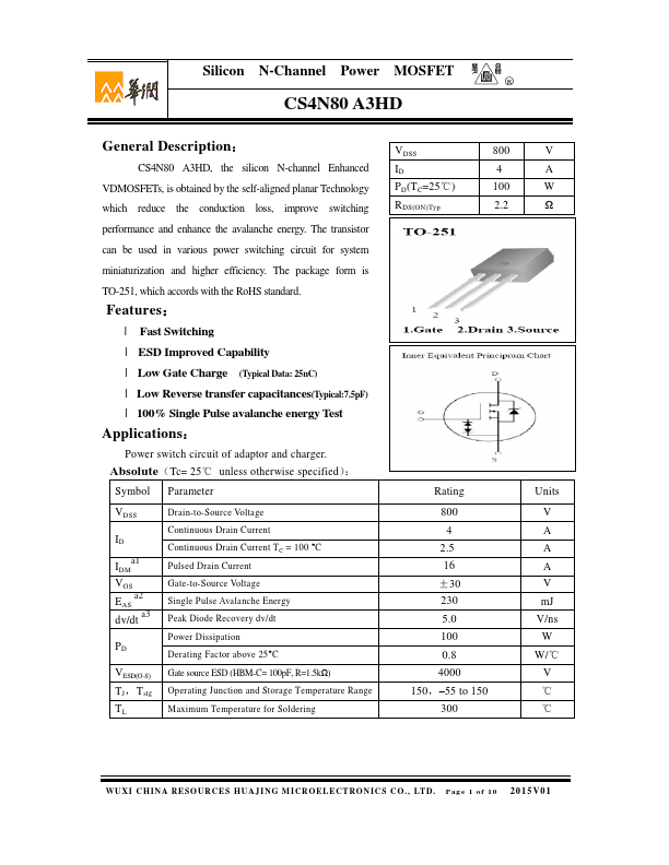 CS4N80A3HD