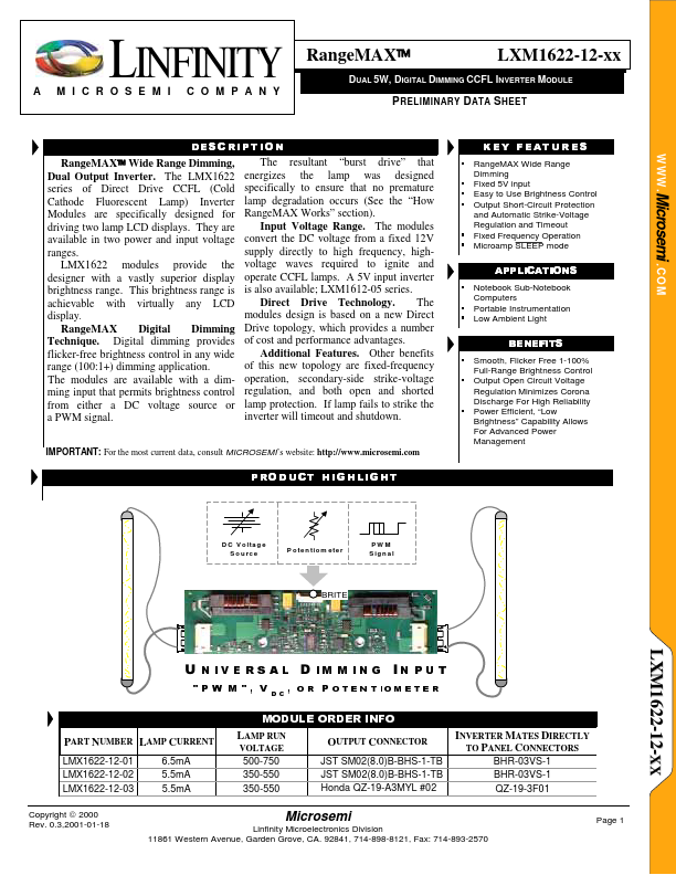 LMX1622-12-01