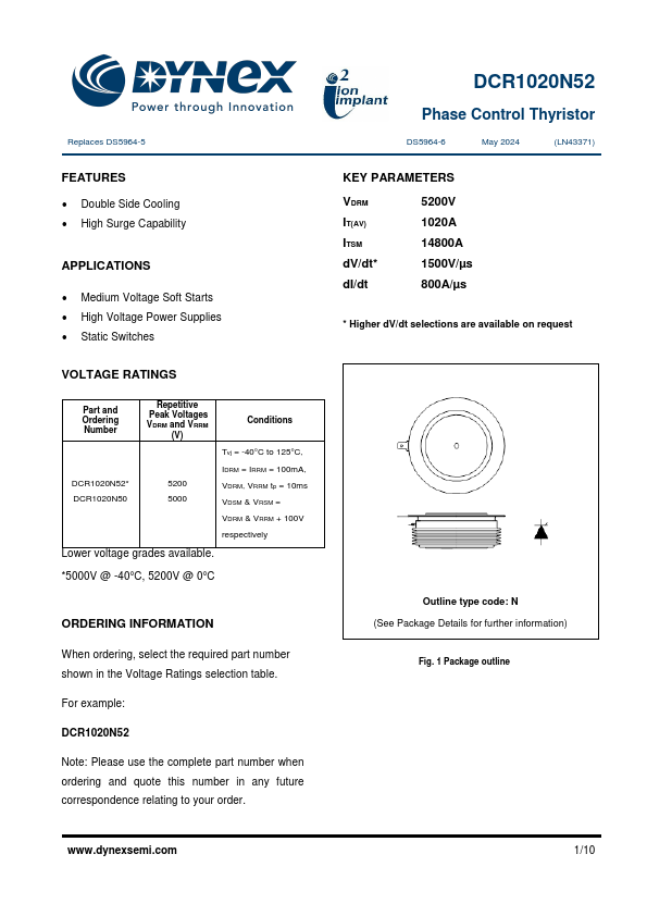 DCR1020N52