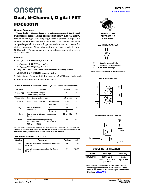 FDC6301N