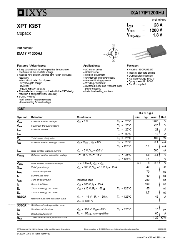 IXA17IF1200HJ