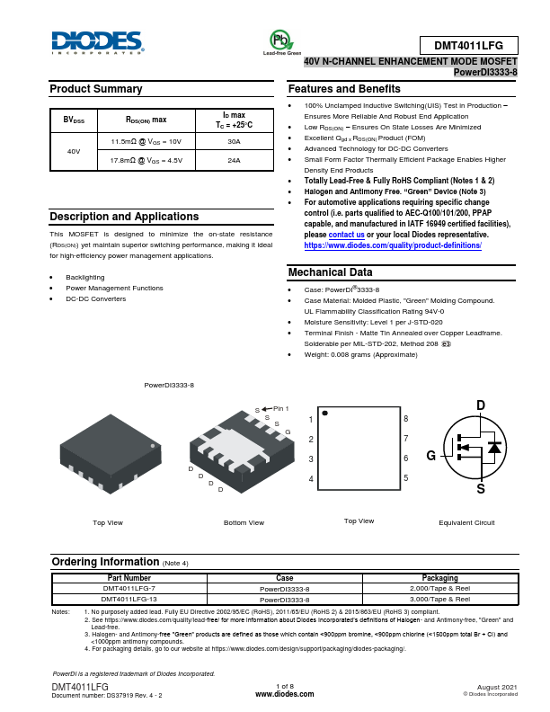 DMT4011LFG