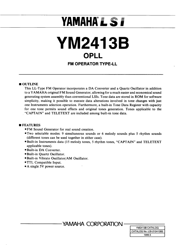 YM2413B