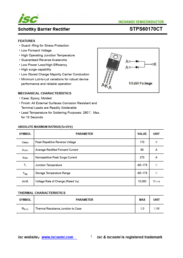 STPS60170CT