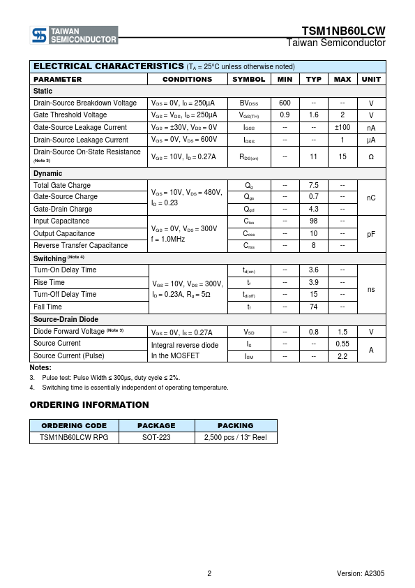 TSM1NB60LCW