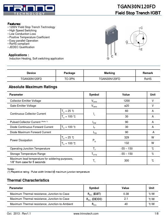 TGAN30N120FD