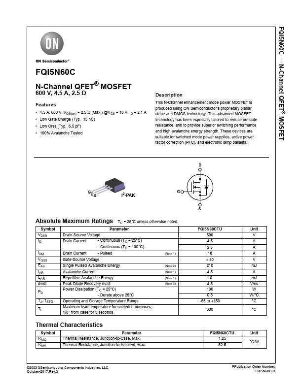 FQI5N60C