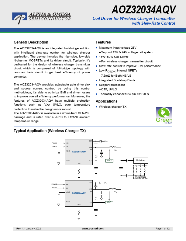 AOZ32034AQV