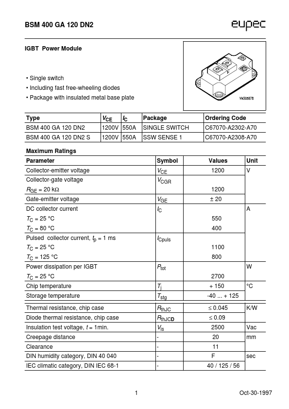 BSM400GA120DN2S