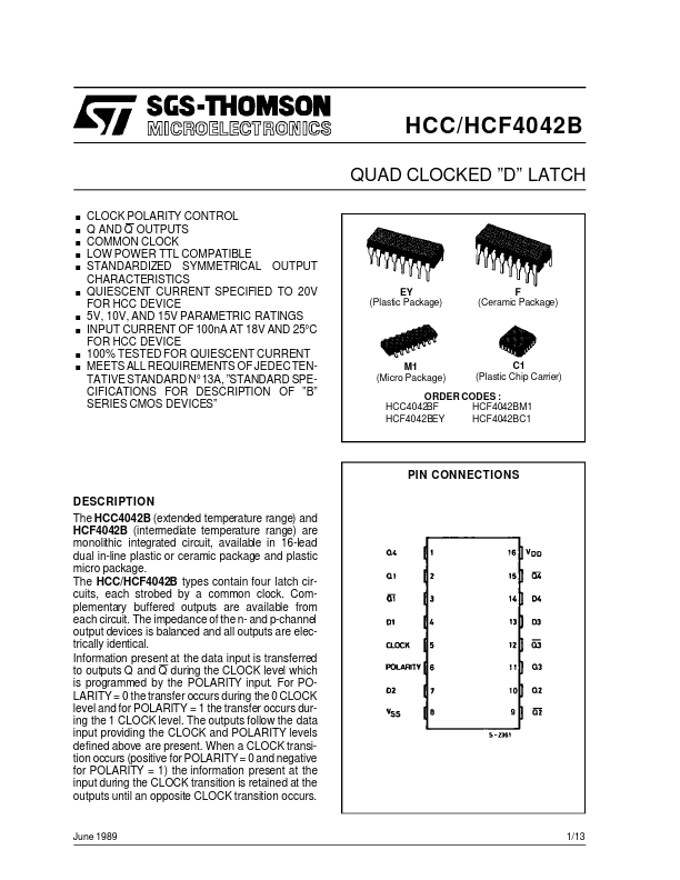 HCF4042B