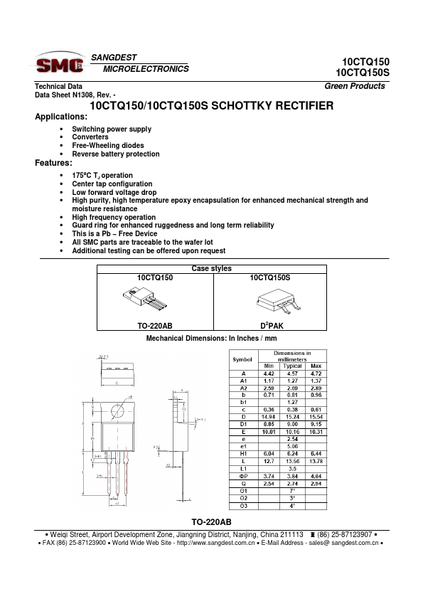 10CTQ150