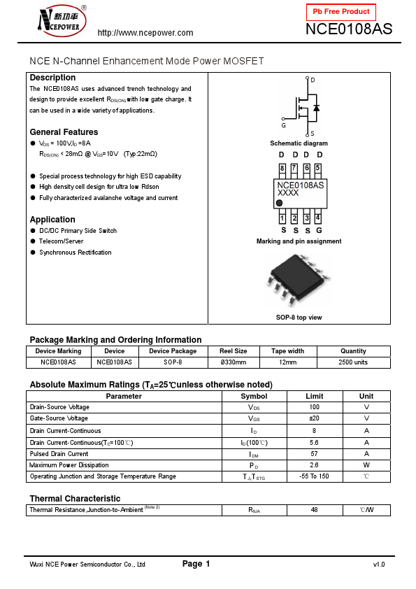 NCE0108AS