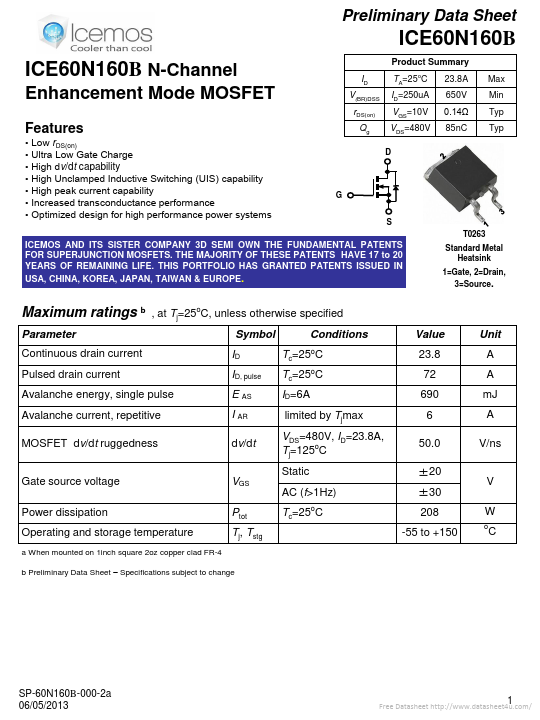 ICE60N160B