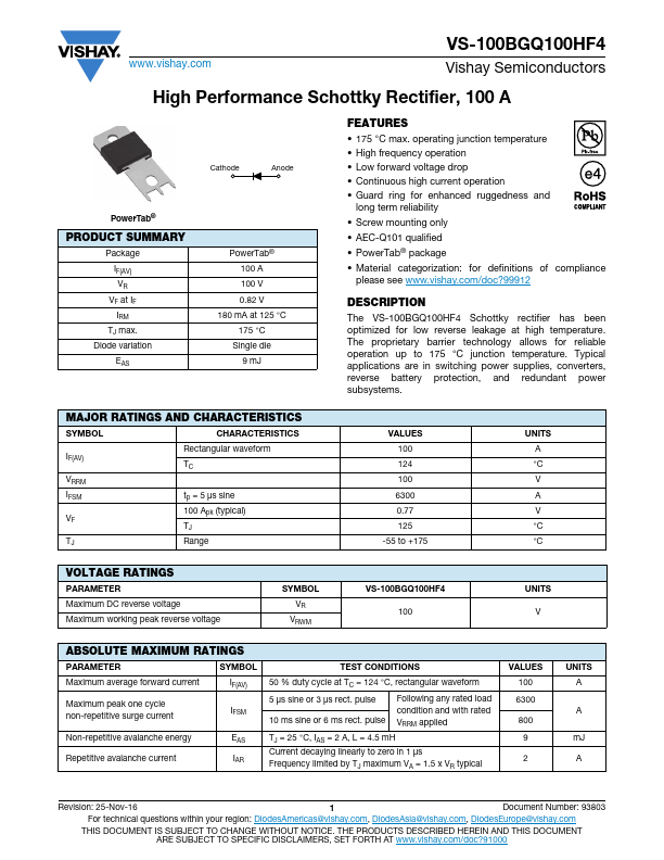 VS-100BGQ100HF4