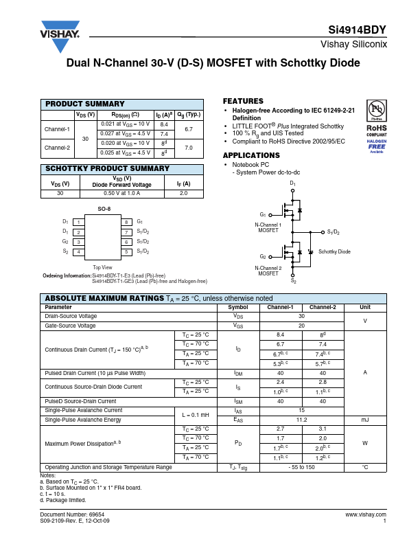 SI4914BDY