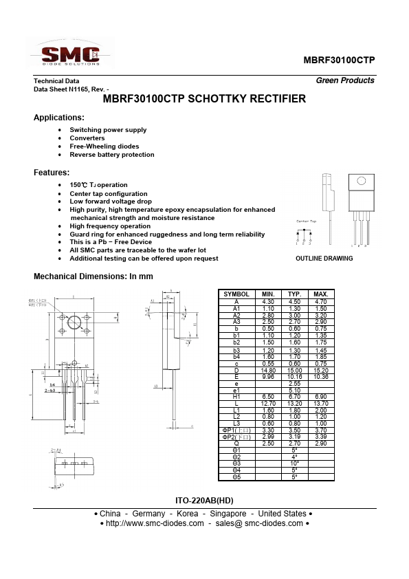 MBRF30100CTP