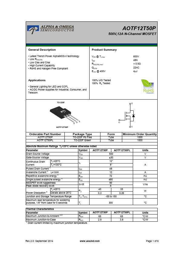 AOTF12T50P