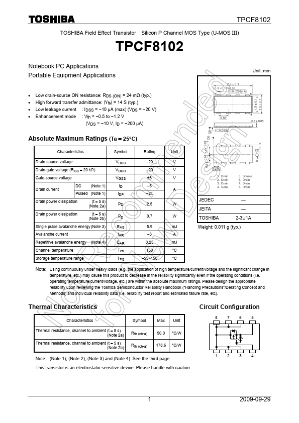 TPCF8102