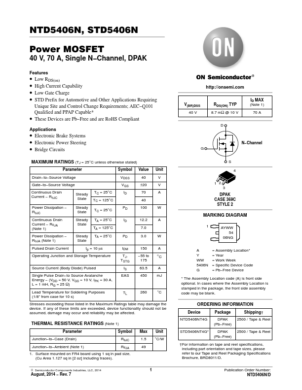 STD5406NT4G