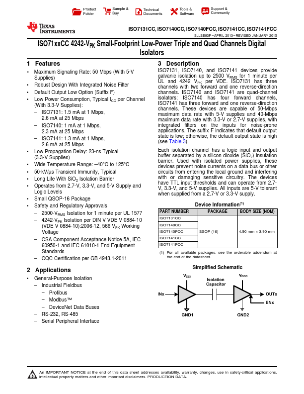 ISO7140CC