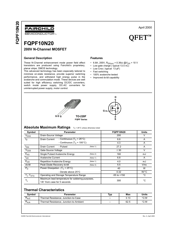 FQPF10N20