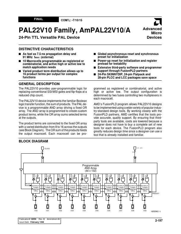 AmPAL22V10A