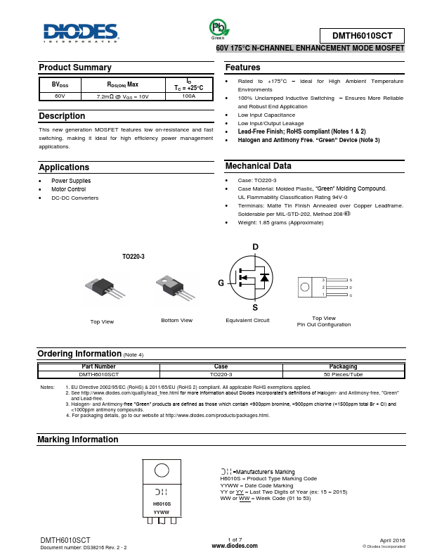 DMTH6010SCT