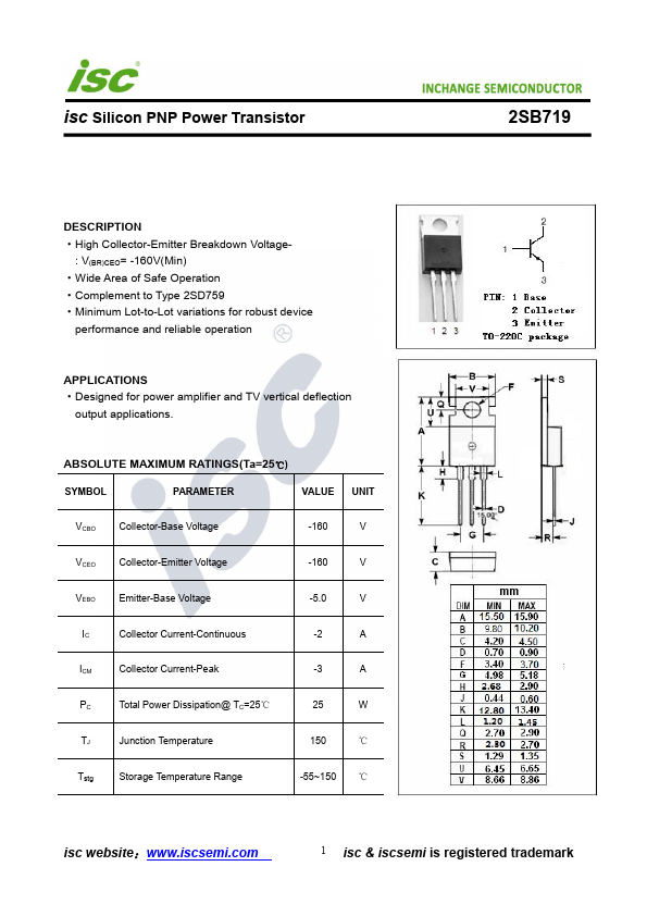 2SB719