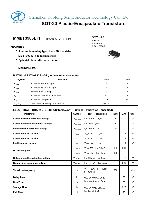 MMBT3906LT1