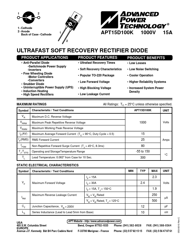 APT15D100K