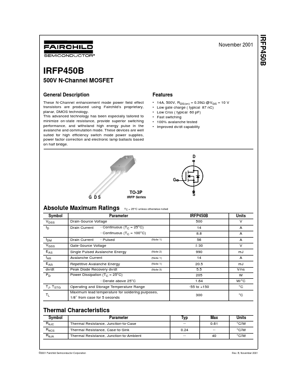 IRFP450B