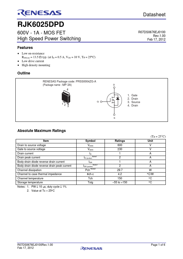 RJK6025DPD