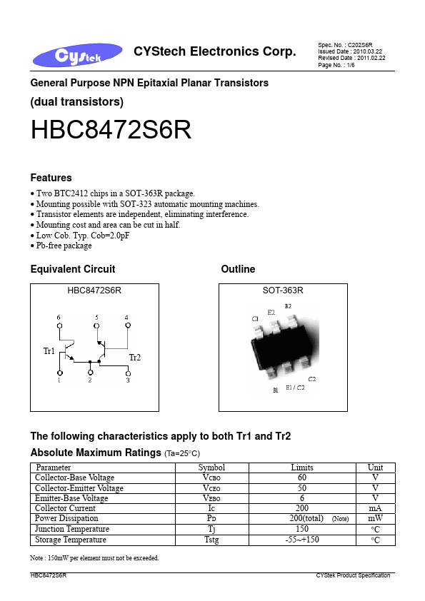 HBC8472S6R